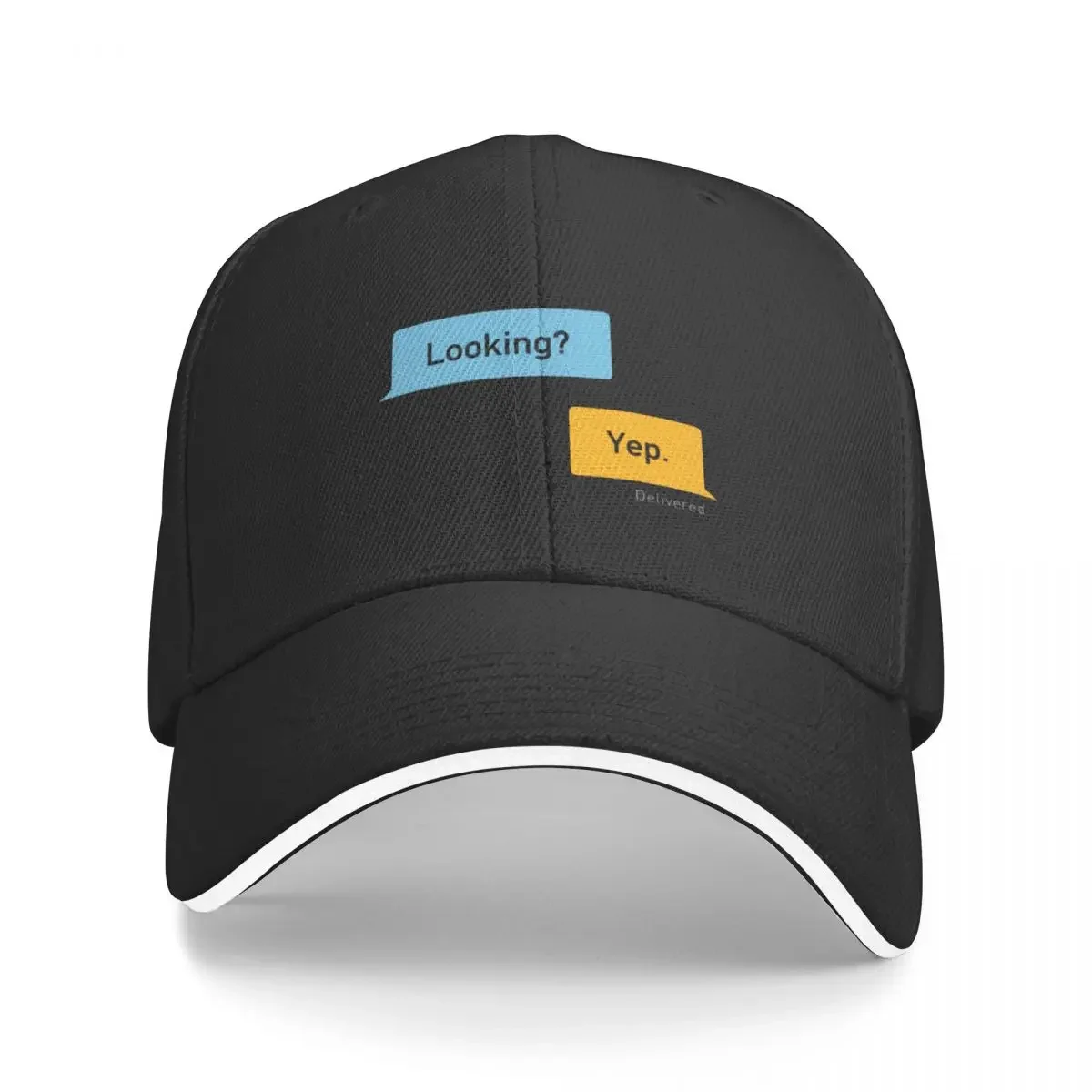 

Looking Yep. Grindr Messages Baseball Cap Hat Baseball Cap Beach Outing Gentleman Hat Woman Men's