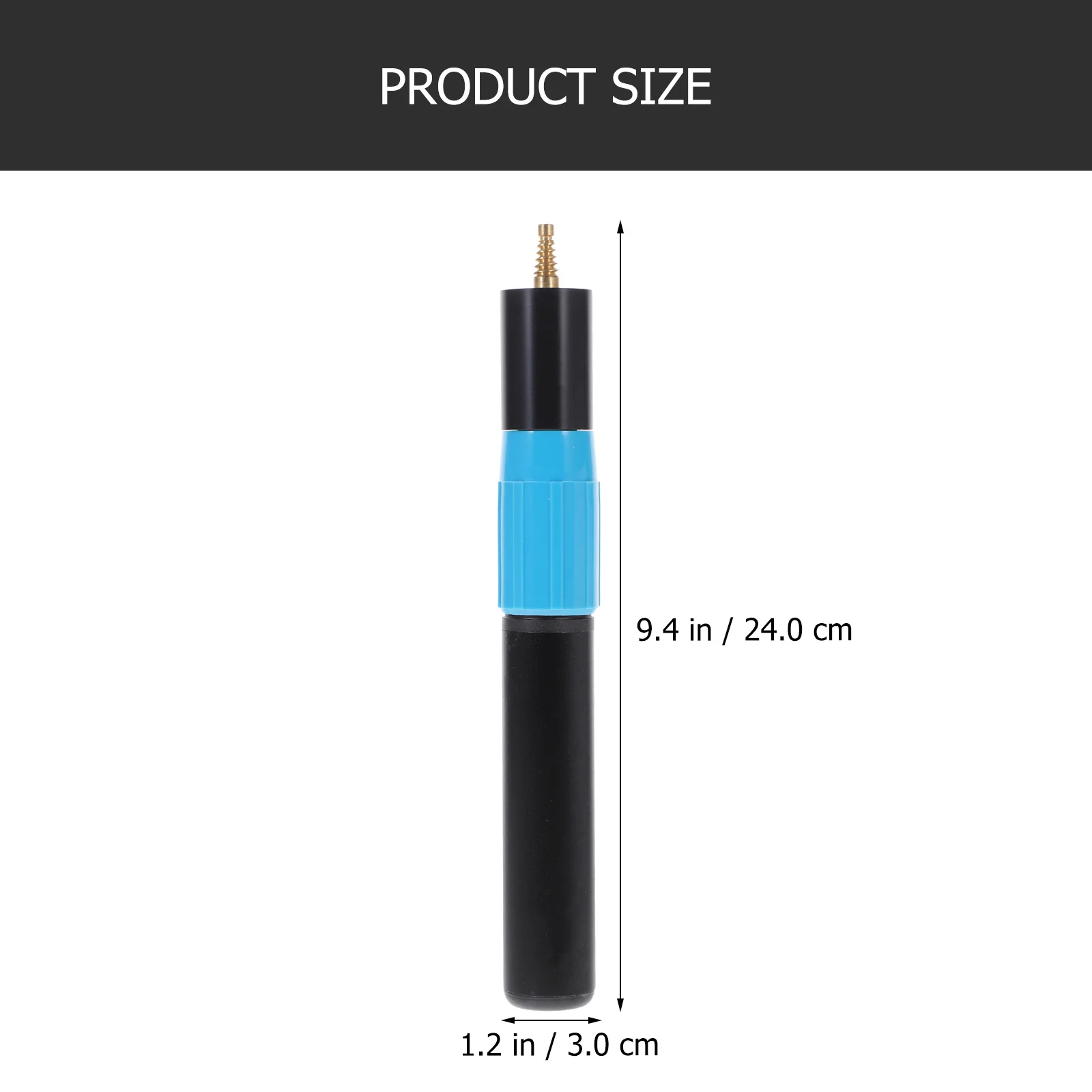 

Professional Pool Cue Extender Rod High Strength Durable Lightweight Push-on Telescopic Extension Billiard Accessory