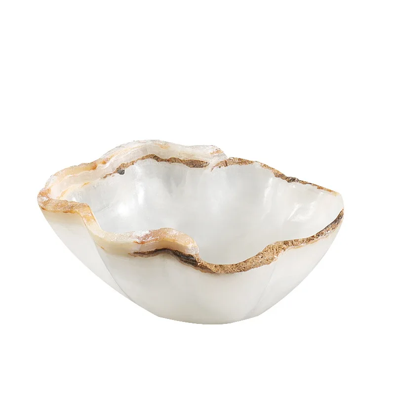 

Современная, простая и натуральная фруктовница из нефрита для демонстрационных комнат, гостиных, кофейных столиков, прихожих, украшение для рабочего стола.