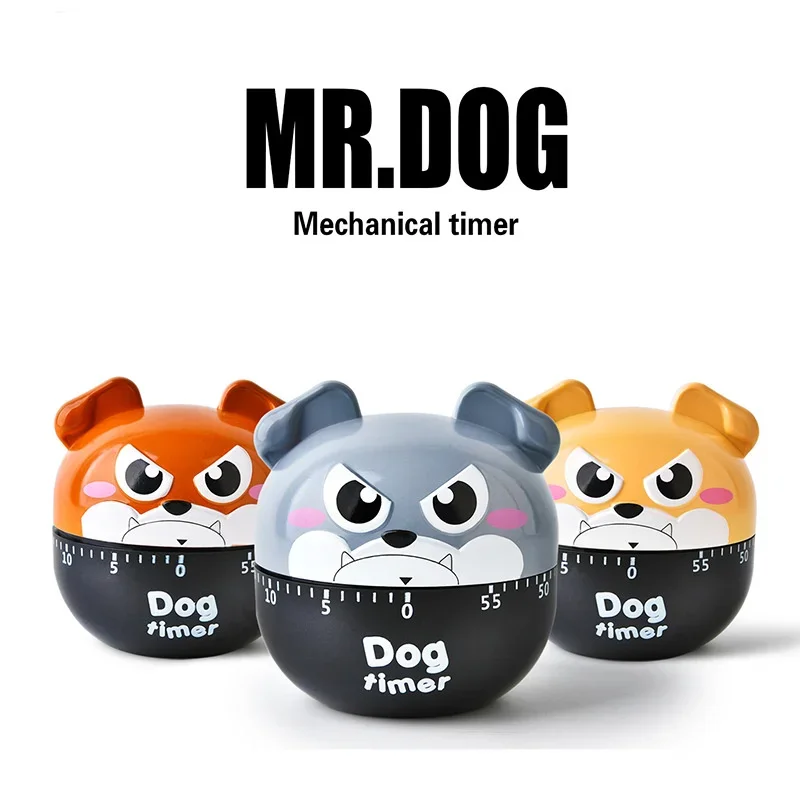 Cartoon Dog Timer meccanico dispositivo da cucina Gadget set uovo bollente cottura conto alla rovescia Temporizador Cocina Minuteur cucina