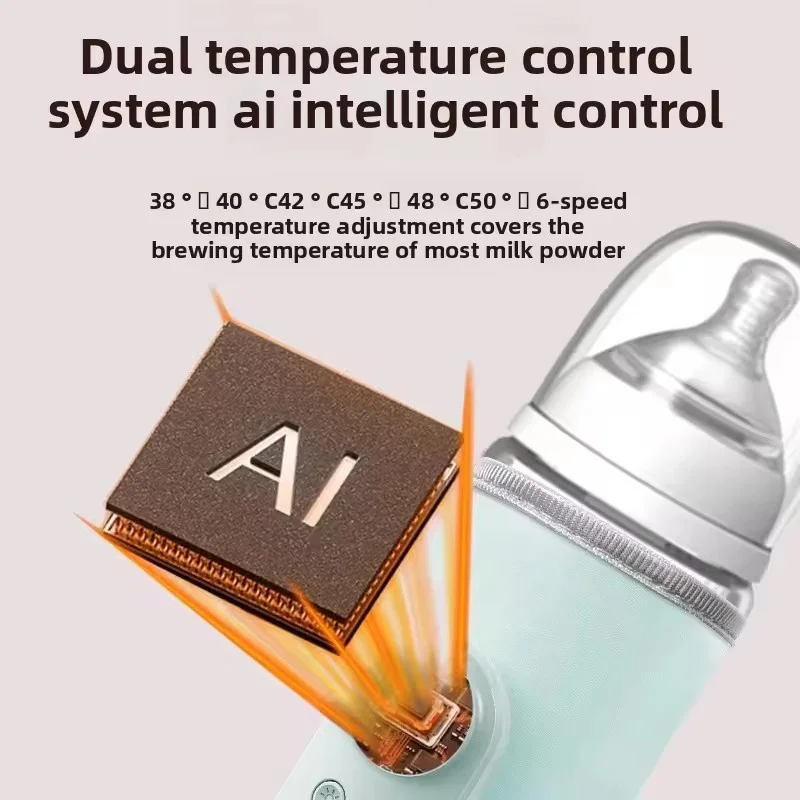Podgrzewacz do butelek dla niemowląt do mleka matki i mleka syntetycznego, przenośny, USB, podgrzewacz do kubków do karmienia, inteligentna precyzyjna kontrola temperatury, osłonka na butelkę.