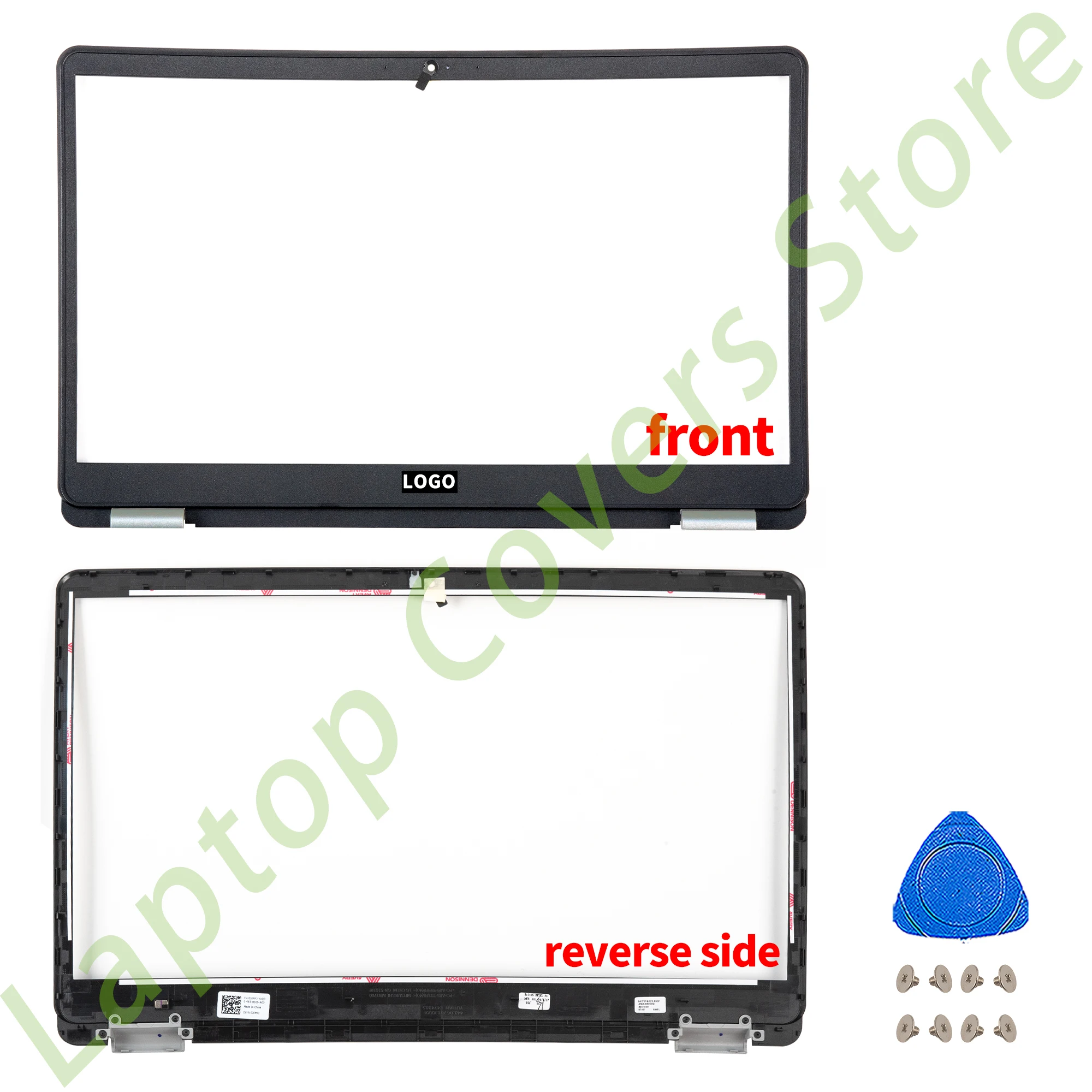 Charnières astronomiques de remplacement pour Inspiron 15 5584 5000 P85F, argent LCD, couverture arrière, lunette avant, repose-poignets, pièces neuves