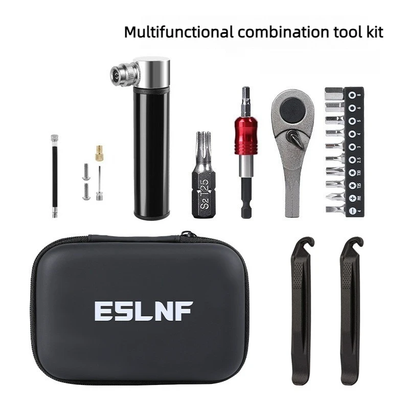 

1 Set Mountain Bike Repair Tool Ratchet Wrench Repair Combination Tool Set Cycling Repair Equipment Bicycle Supplies