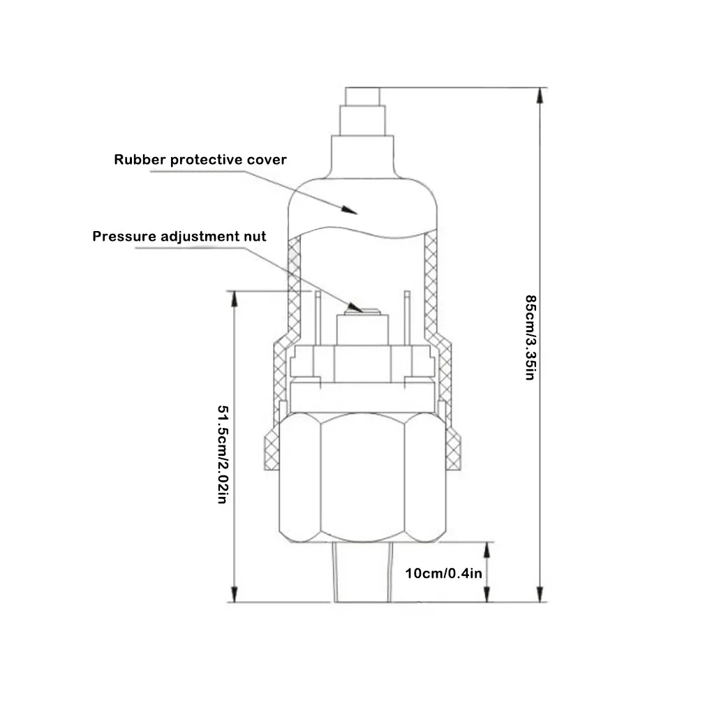 Pressure Switch Compressor Hydraulic Diaphragm High Fit Controller Small Firm Repairing Shop Accessory QPM11-NC-02