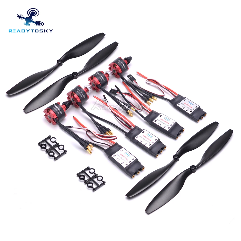 30A 3-4S ESC with 3.5mm Connector & 2212 920KV CW CCW Brushless Motor 1045 / 9450 Propeller for F450 F550 S550 ZD550 Multicopter