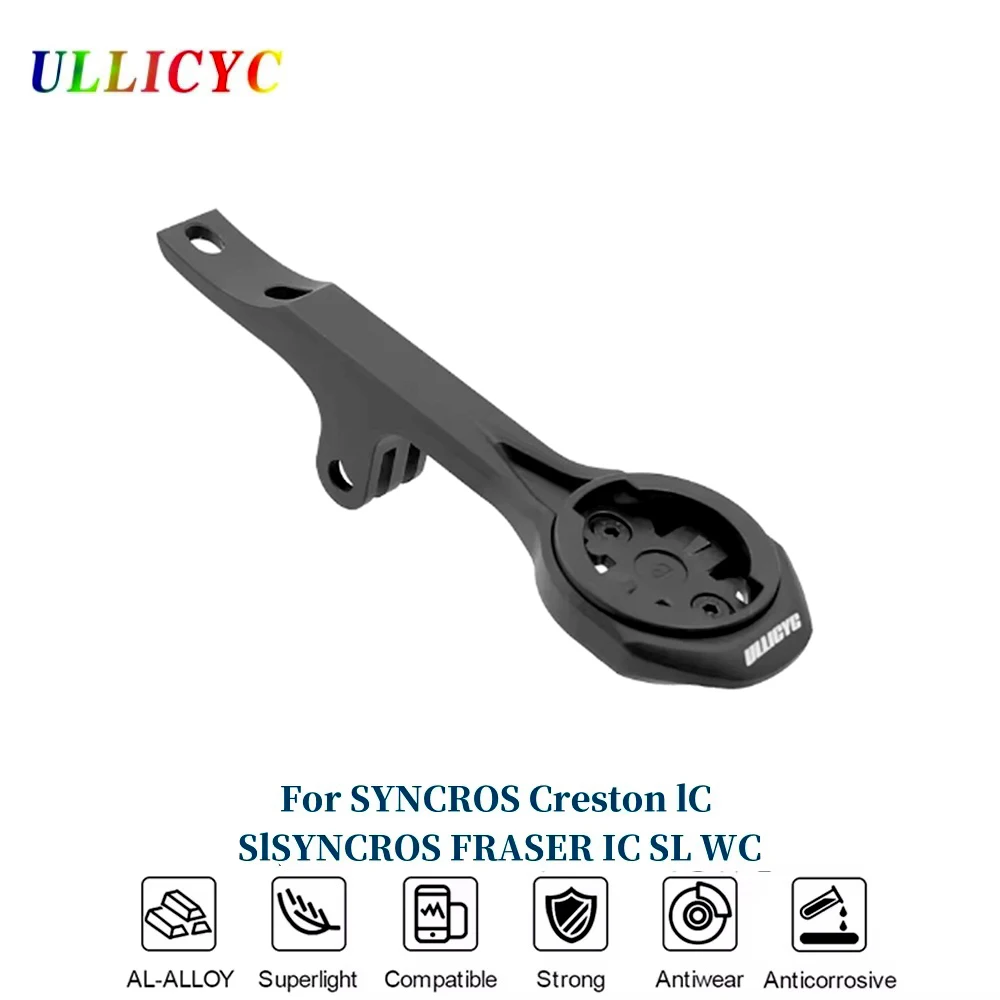 

ULLICYC For Syncros Fraser IC SL WC or Syncros Creston iC cockpits Computer Mount Gopro/Garmin/Bryton/Wahoo Mount Aluminum Alloy