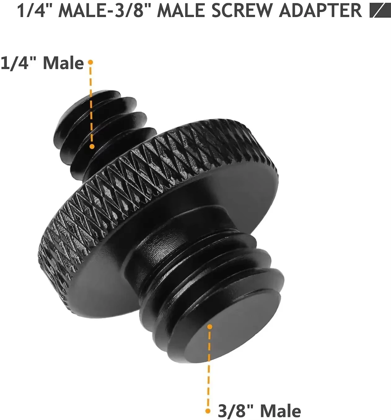 15 piezas 1/4 "3/8" adaptador de cámara, convertidor adaptador de tornillo de trípode para trípode de cámara DSLR, plataforma de hombro, soporte de luz de Flash, 1/4
