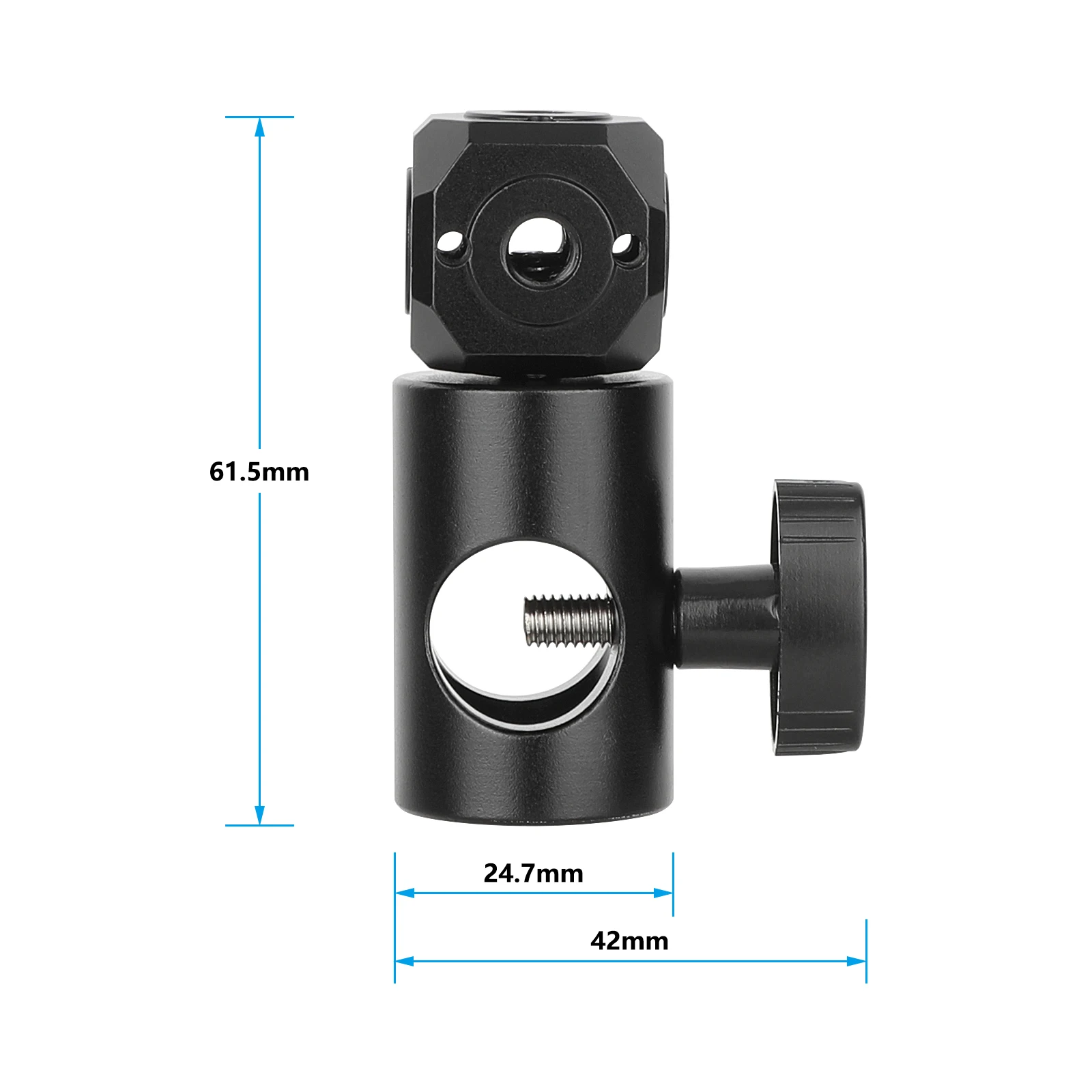 CAMVATE Versatile Tripod Screw Hole Adapter With Magic Cubic Mount to Light Stand Adapter For Monitor Microphone