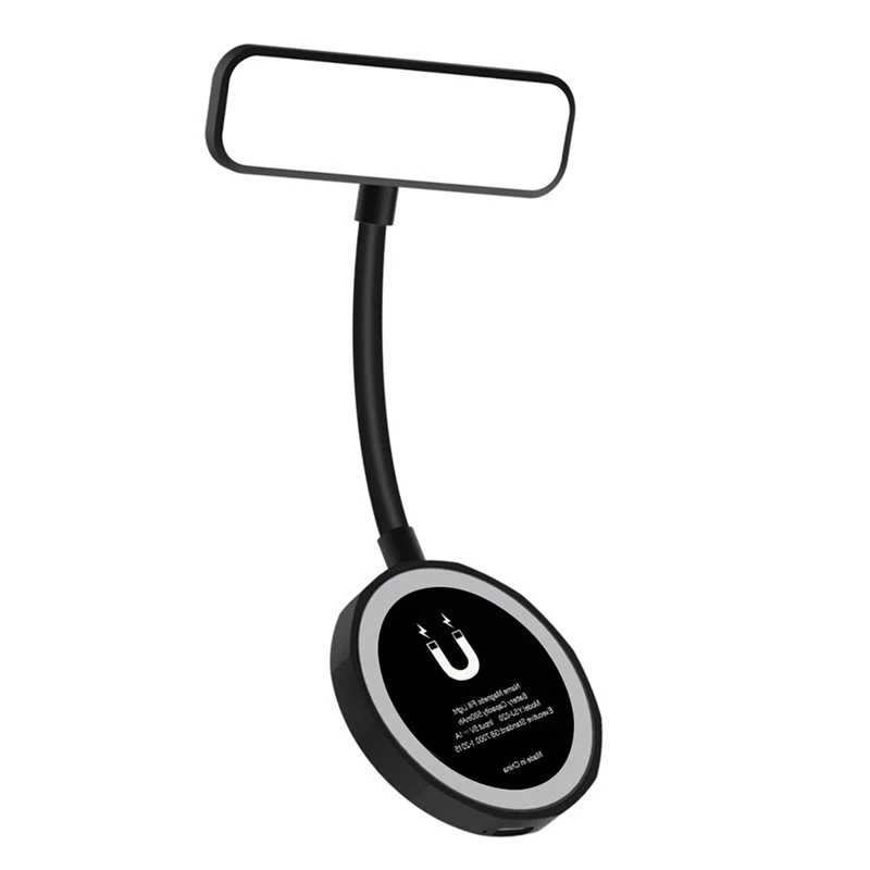 Anillo de luz LED N91R para teléfono, luces magnéticas para selfies, 5 niveles de brillo y temperatura 360 °   Brazo Flexible para Maquillaje y Vlogs