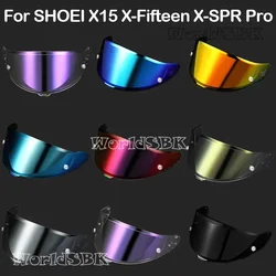 Motorcycle Helmet Lens Anti-UV PC Visor Lens Model Case for SHOEI X15 X-Fifteen X-SPR Pro Full Face Helmet Visor Mirror Lens