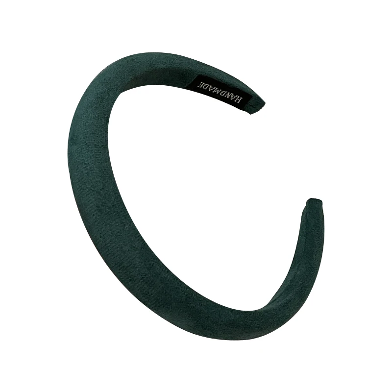 Ikat Kepala Wanita Spons Suede Warna Solid Bando Rambut Antik Anak Perempuan Bando Rambut Aksesori Rambut Modis