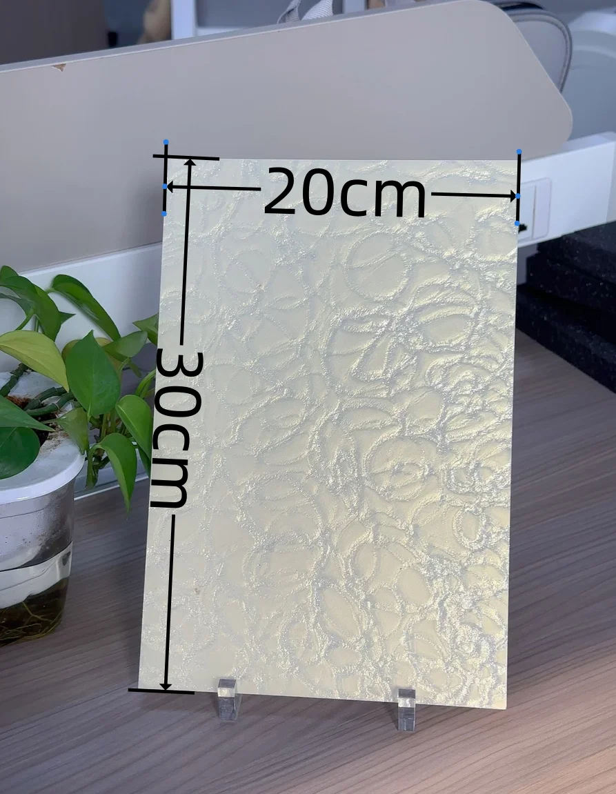 3 Pack Solid Color Textured Acrylic Sheets, Thickness 3 MM, 12x8 Inches Each, Great for Home Decor, Crafts, and Jewelry