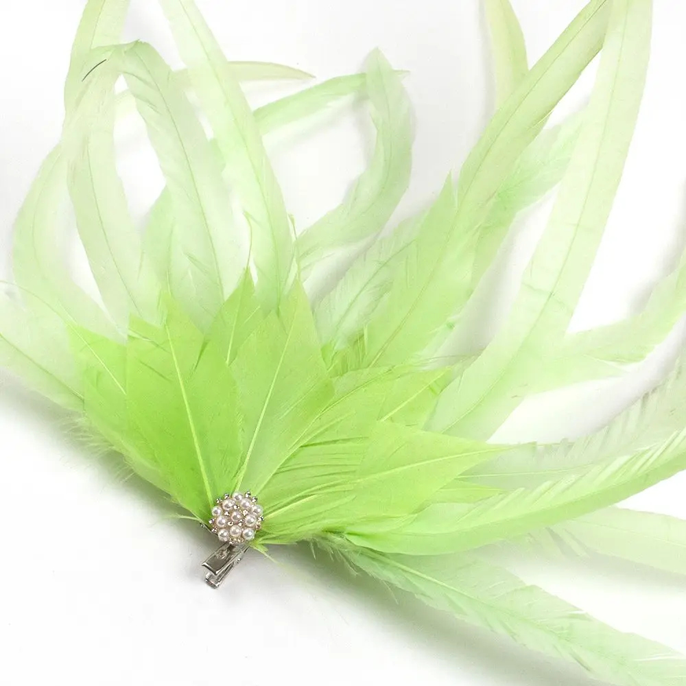 

1piece of natural beautiful feather tassel corsage headdress wedding birthday party dress decoration supplier feather crafts