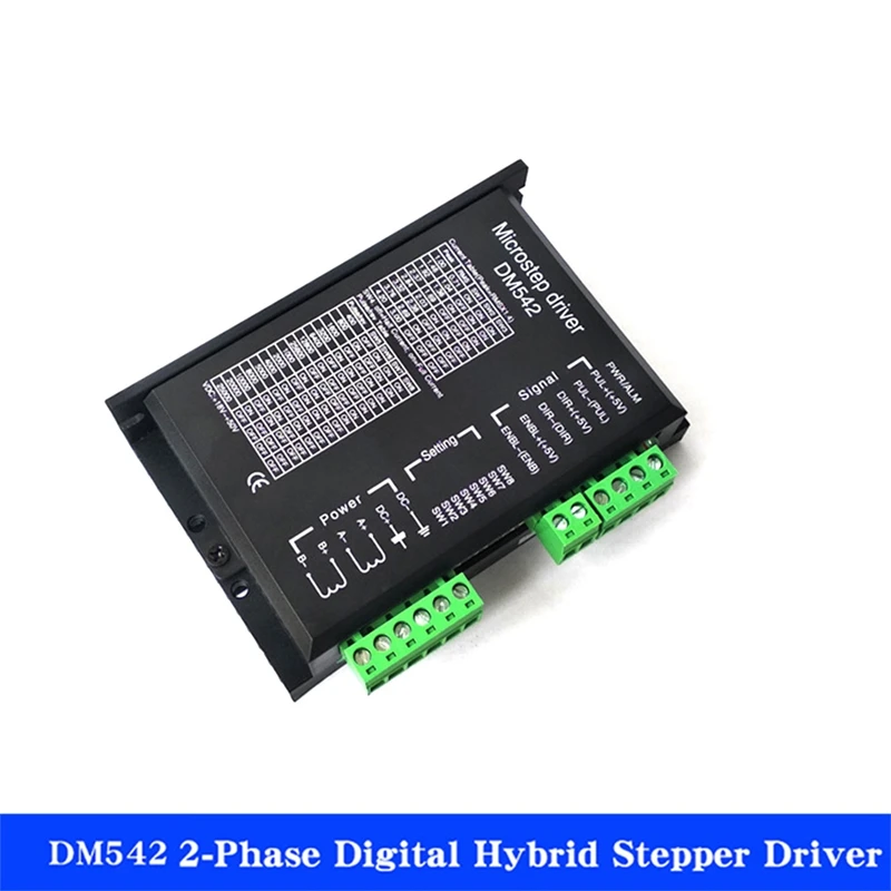 DM542 Motor Driver Stepper Motor Controller 2-Phase 20-50V DC Max 4.2A For 17, 23 Stepper Motor