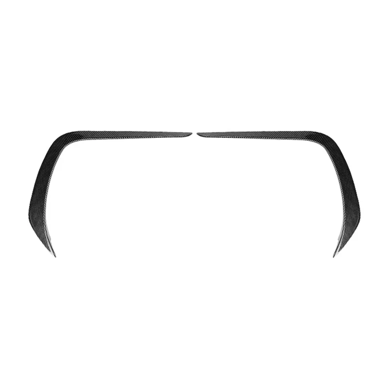 

Car Front Bumper Spoiler Splitter Cover Fog Light Trims Canard For Subaru BRZ 2021-2024 Carbon Fiber