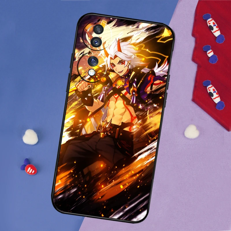 حافظة Arataki Itto Genshin Impact لهاتف Honor 200 Pro 50 70 90 X8a X9a X8 X9 X8b X9c X9b Honor Magic 7 5 6 Pro Lite Cover