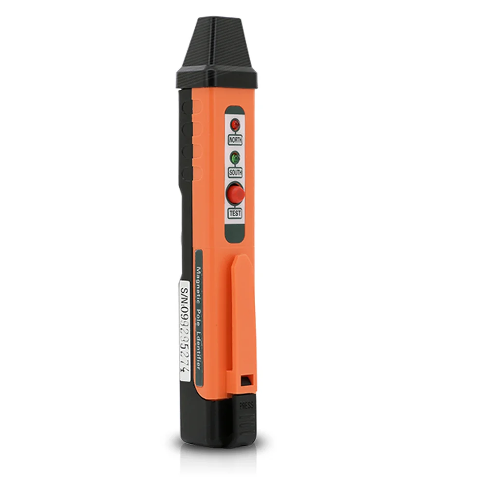 North and South Pole Magnetic Detector, Ns Pole Test Identification Pen LED Light Emitting Diode Display High Accuracy