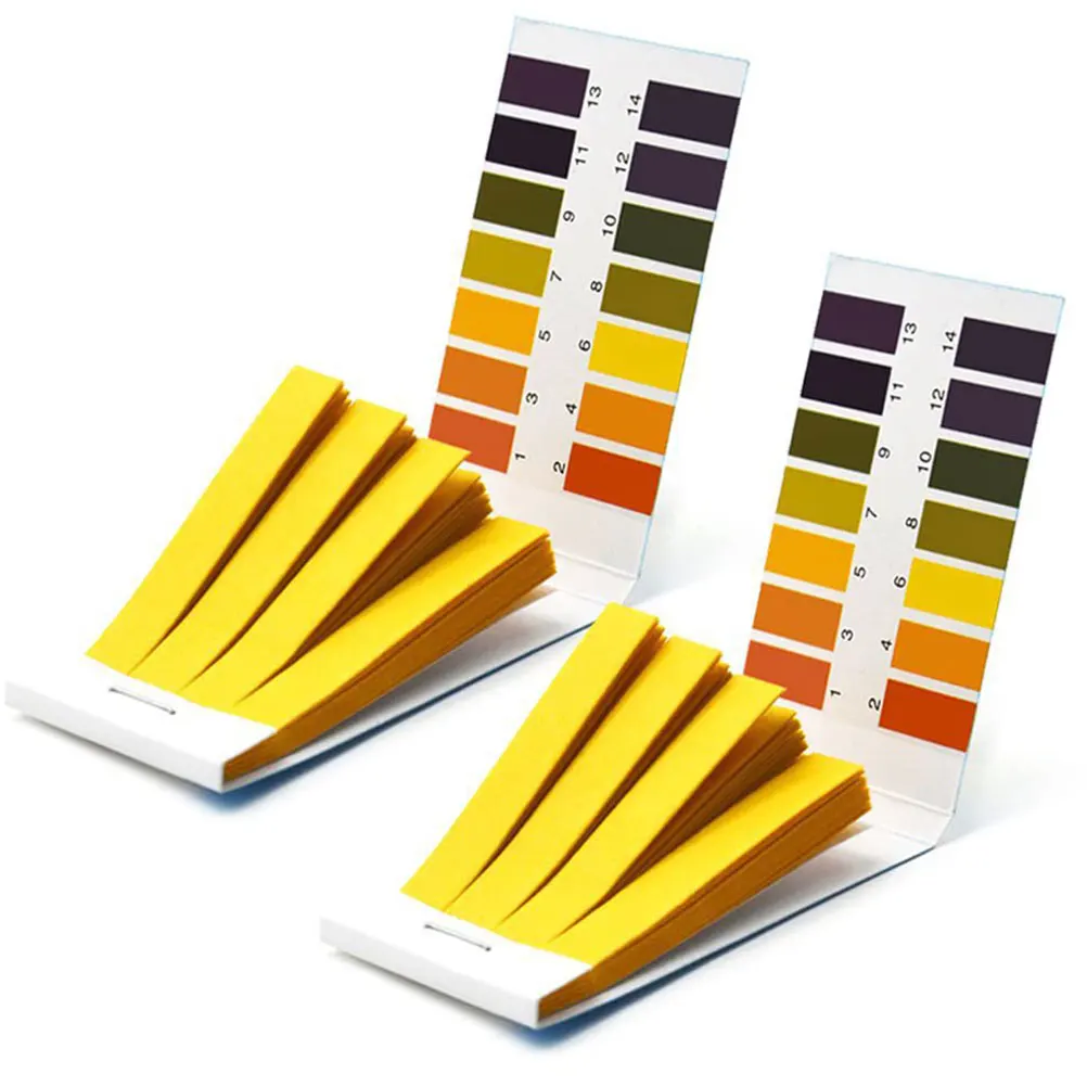 

5 Books Test Paper 1-14 Quality Tester Strips for Fish Tank Pool Spa Water Quality Testing Supplies 80 Strips per Book