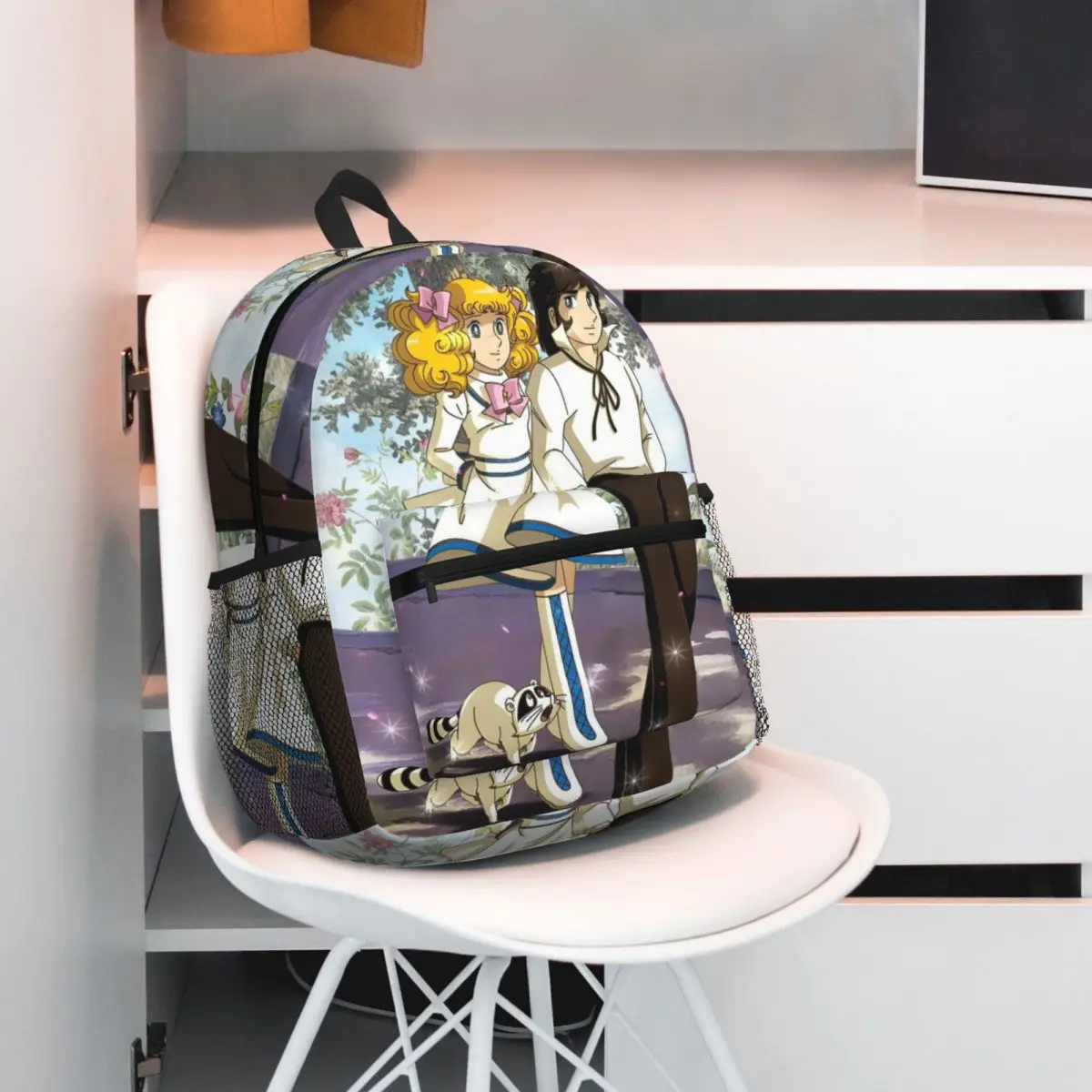 Candy Candy Anime Backpack Daypack Large Capacity Children BookBag School Bag Shoulder Bags for Men Women