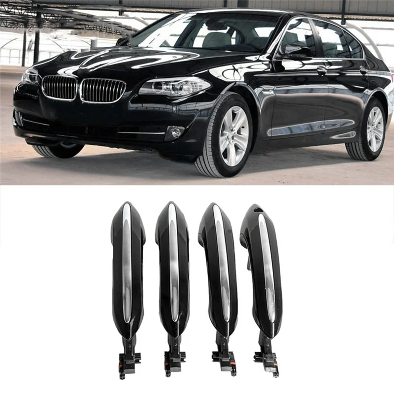 

1 Set New High Quality Car Exterior Handles Door Handles F Chassis Door Handles With Lights For BMW 5 Series F10 F11 F18-A02G
