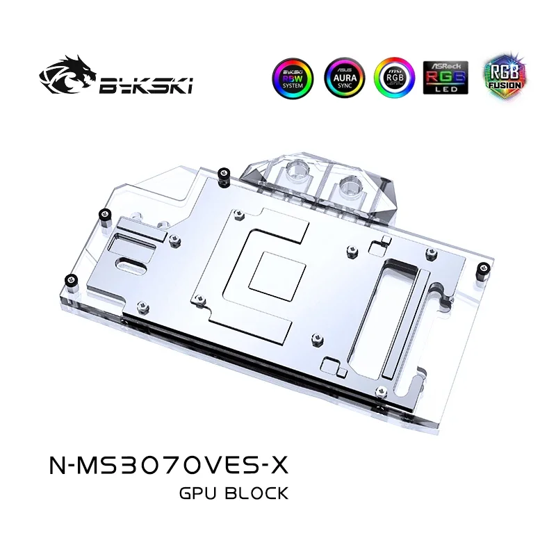 Bykski製GPU水冷ブロック MSI RTX 3070 VENTU 3X 8G OC/RTX3070/3060ti