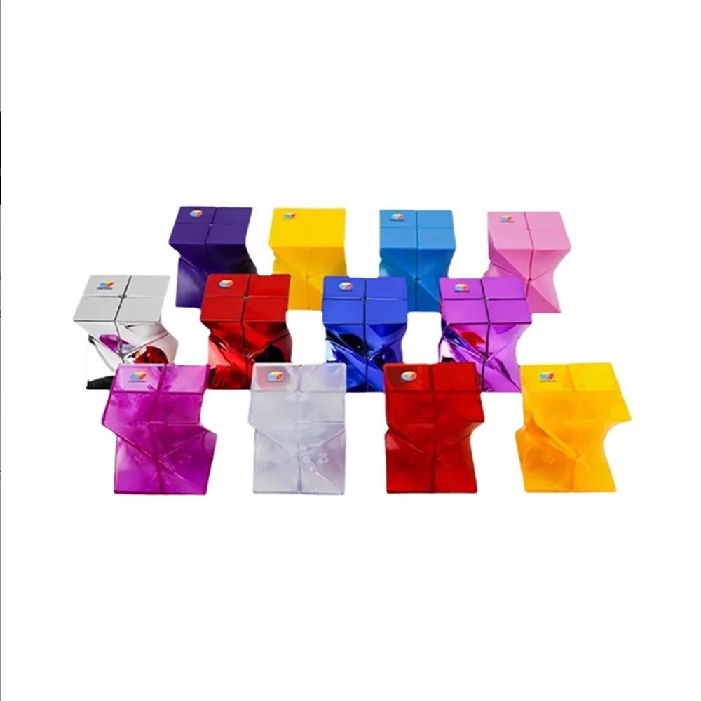[JudyCube] Diansheng Twistde 2x2 パズル アートワーク マジック スピード キューブ フィジェット おもちゃ Diansheng ツイスト スキューブ 2x2 キューブ シリーズ