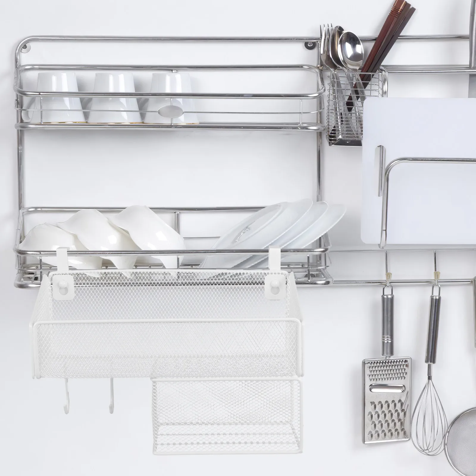 

Металлическая подвесная полка-органайзер для кровати, прикроватная корзина для общежития, держатель для салфеток, корзина для хранения на двухъярусной кровати/столе, для студенческого общежития