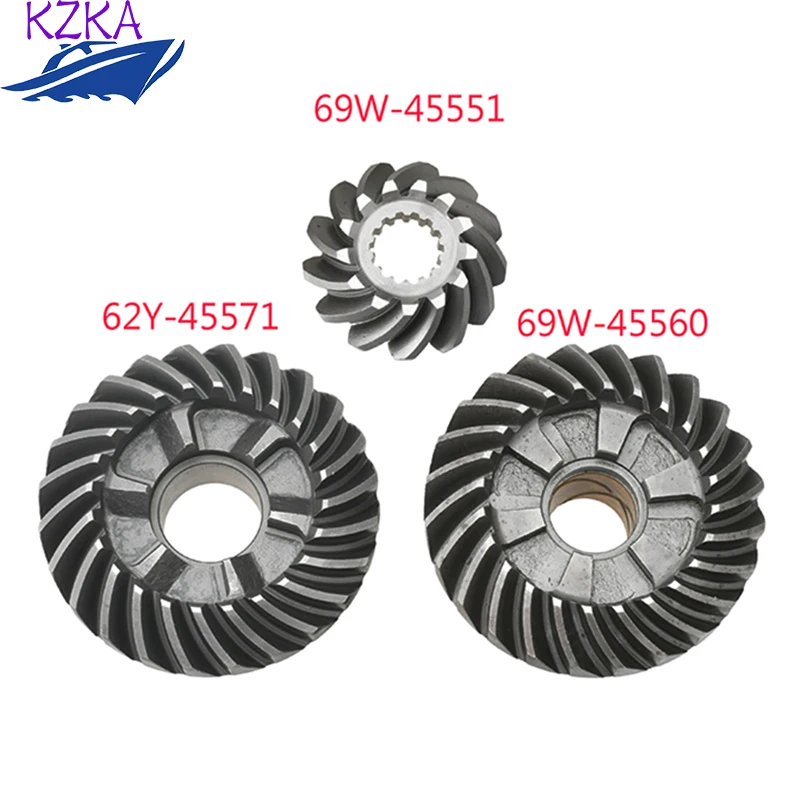 69W Yamaha Gear Set For Motor 4 Stroke 60HP Seapro Hidea Boat Motor Pinion 69W-45551-00;Forward Gear 69W-45560-00;62Y-45571-00