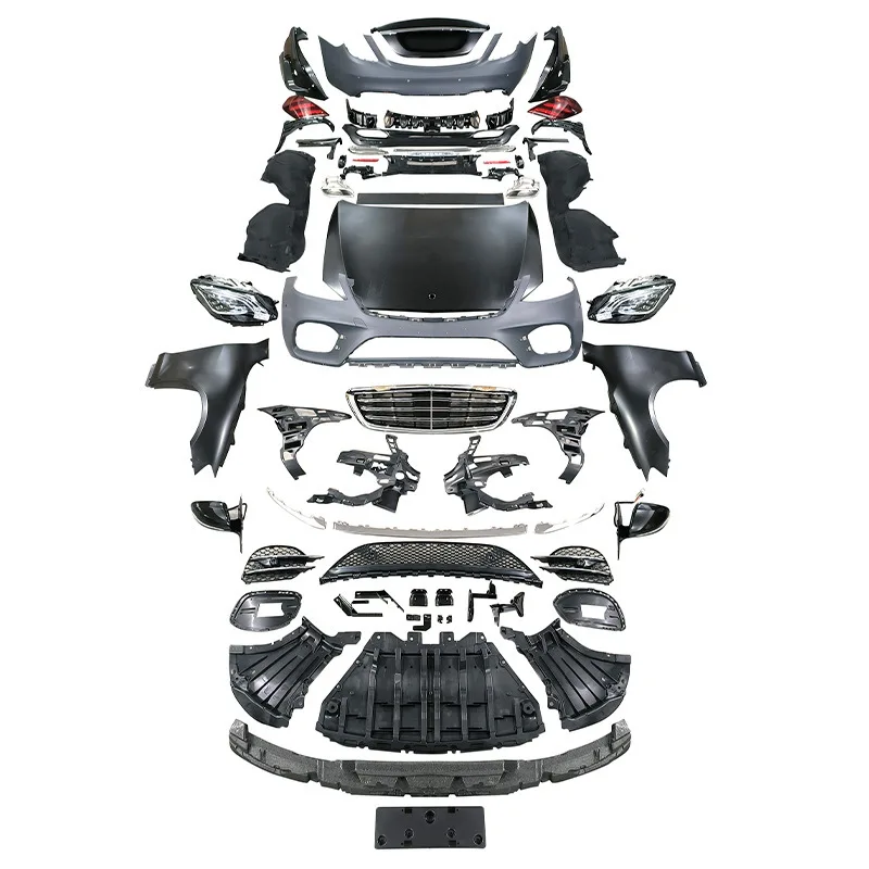 

Suitable for 08-13 Mercedes-Benz S-Class W221 old and new W222 S450AMG front and rear bars large surround kit