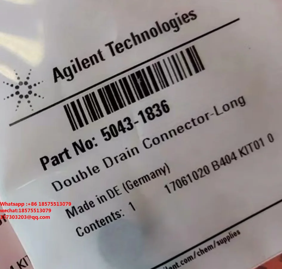 

For Agilent 5043-1836 Double Drain Connector-Long Liquid Phase Nut Hand Tightening Tool 5043-0915 1 Piece