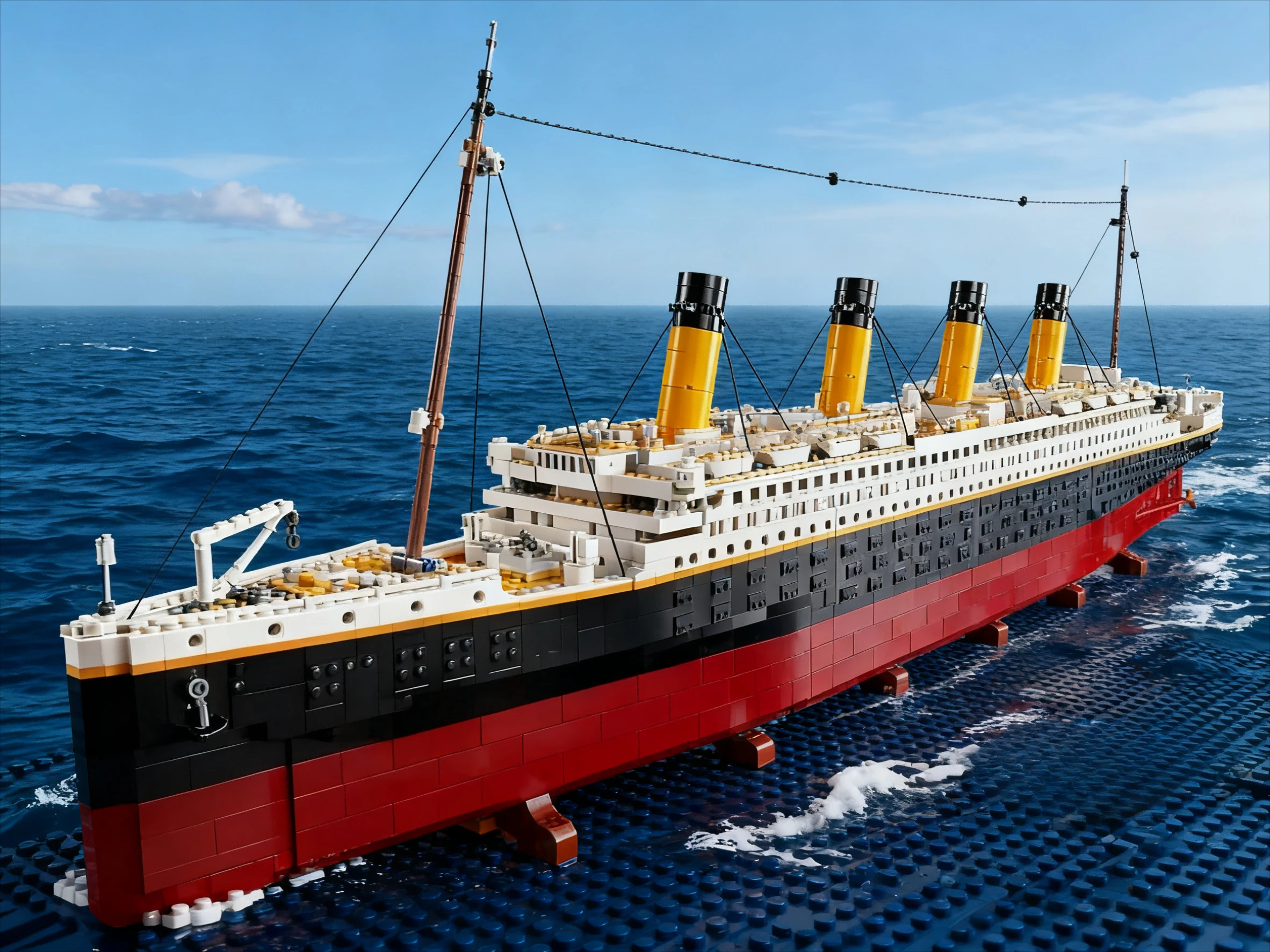 MINISO – ensemble de blocs de construction non coulables, adaptés aux cadeaux de noël, non compatibles avec les particules Legoed, 10294