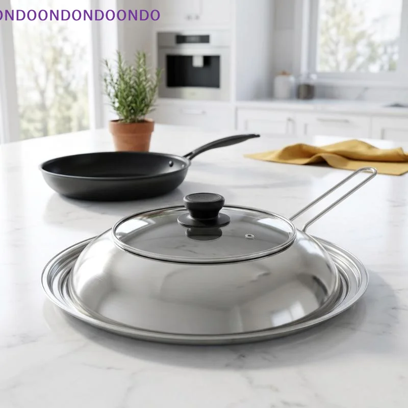 Heat Resistant Visible Pan Cover 30-36cm Detachable Oil Splatter Guard for Kitchen Daily Frying Use