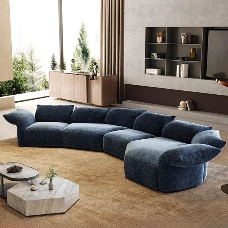 

New Arrival Fancy Sofa Unique Lazy Relax Modern Italian Sofa Floor Corner Divani Da Soggiorno Sofaset Furniture For Living Room