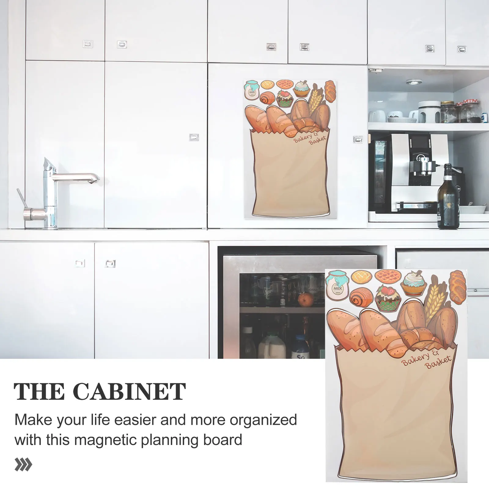 

Magnetic Whiteboard for Refrigerator Kitchen Planner Dry Erase Memo Reminder Board Memo Reminder Schedule Planning