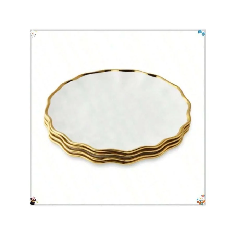 

Elegant 11-Inch Porcelain Dinner Plates With Gold Trim, Set Of 4 For Sophisticated Dining