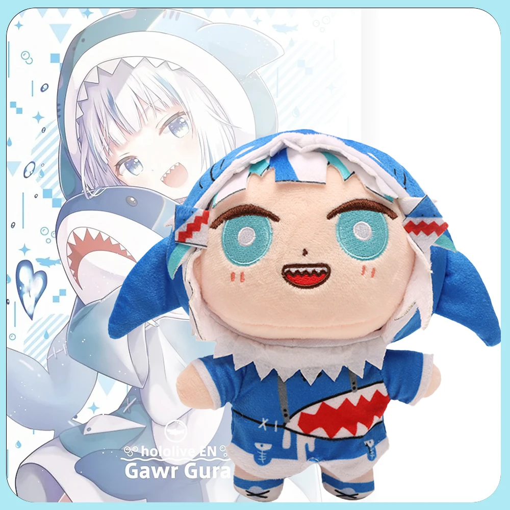 

Kawaii Gawr Gura Plush Hololive Friends with U Plush Toys Cute Peripheral Figure Dolls Fans Birthday Gifts Kids Toys Room Decor