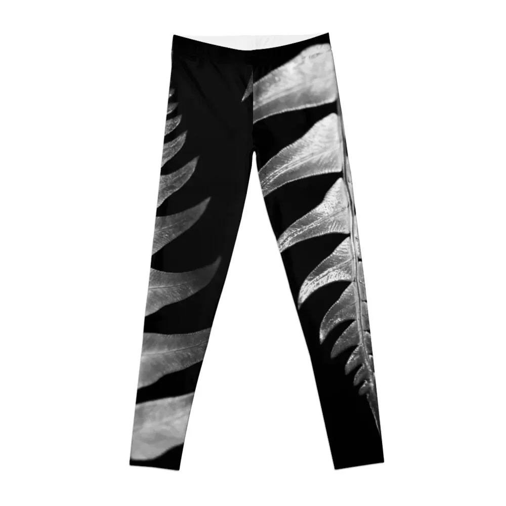 

Silver Ferns Reflect the Remnants of Light Leggings legging pants raises butt sports shirts gym Womens Leggings