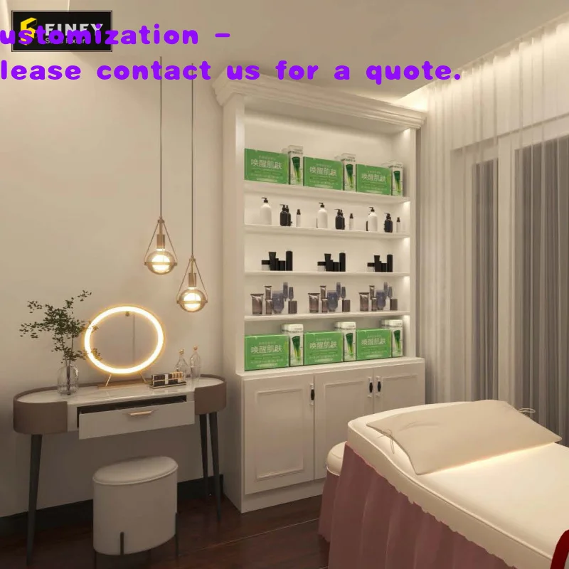 custom.Custom Modern Lash Bar Interior Retail Display Acrylic Eyelash Display Stand Cabinet Lash Studio Decoration
