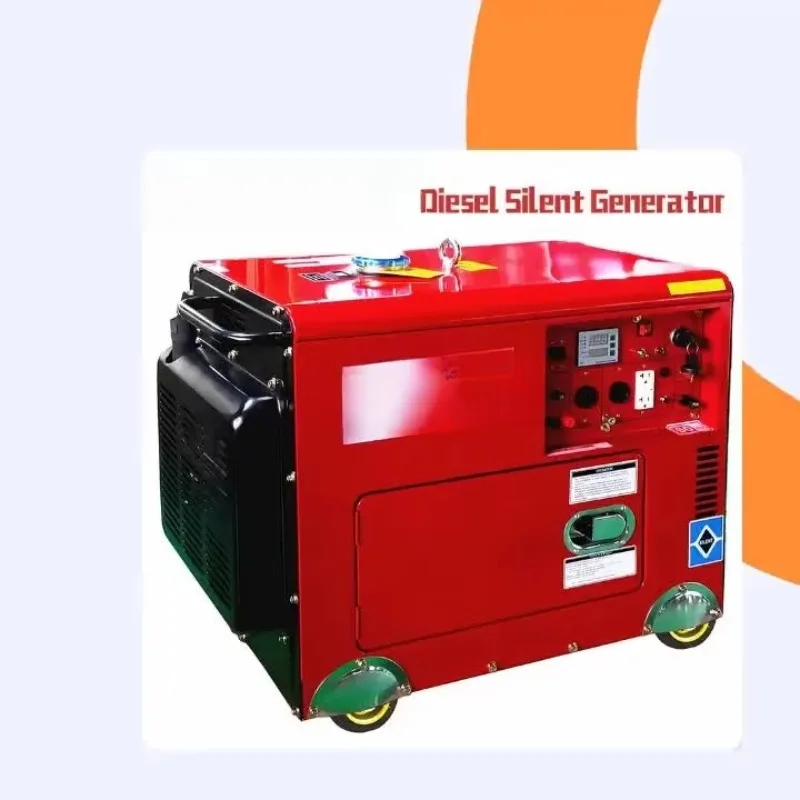 Silent Type Small Household Generator Low Noise 5KW-8KW Auto Start 220V Single Phase 50Hz for Home Emergency Power Backup