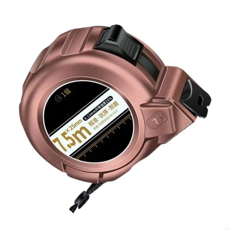 H58C Retractable Ruler Locking Steel Tape Measure Construction Tools 3/5/7.5/10M