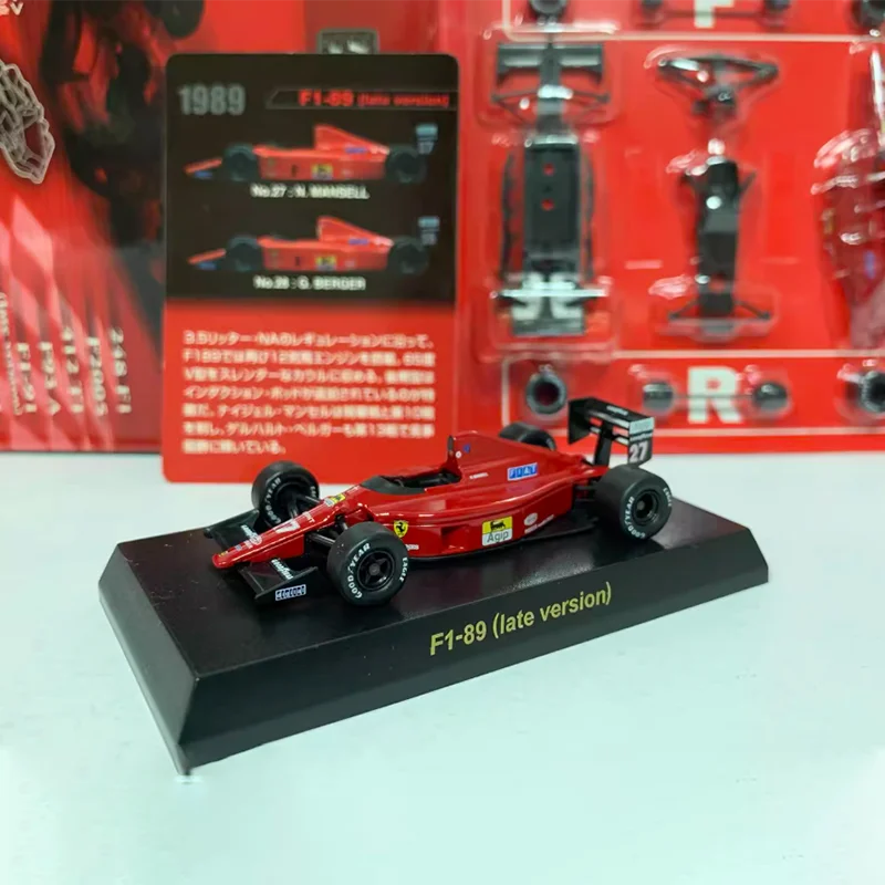 KYOSHO 1:64 F1-89 поздняя версия No 27 гоночный автомобиль имитация сплава модель автомобиля игрушечный дисплей подарочная коллекция украшений KYOSHO 1:64 F1-89 поздняя версия No 27 гоночный автомобиль имитация сплава модель автомобиля игрушечный дисплей подарочная коллекция украшений