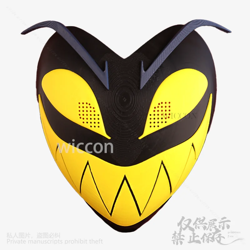 Anime Hotel Cosplay Adam Cartoon Costume Headwear Red Yellow 3D Hard Plastic Props For Halloween Christmas Cos Hazinn Customized