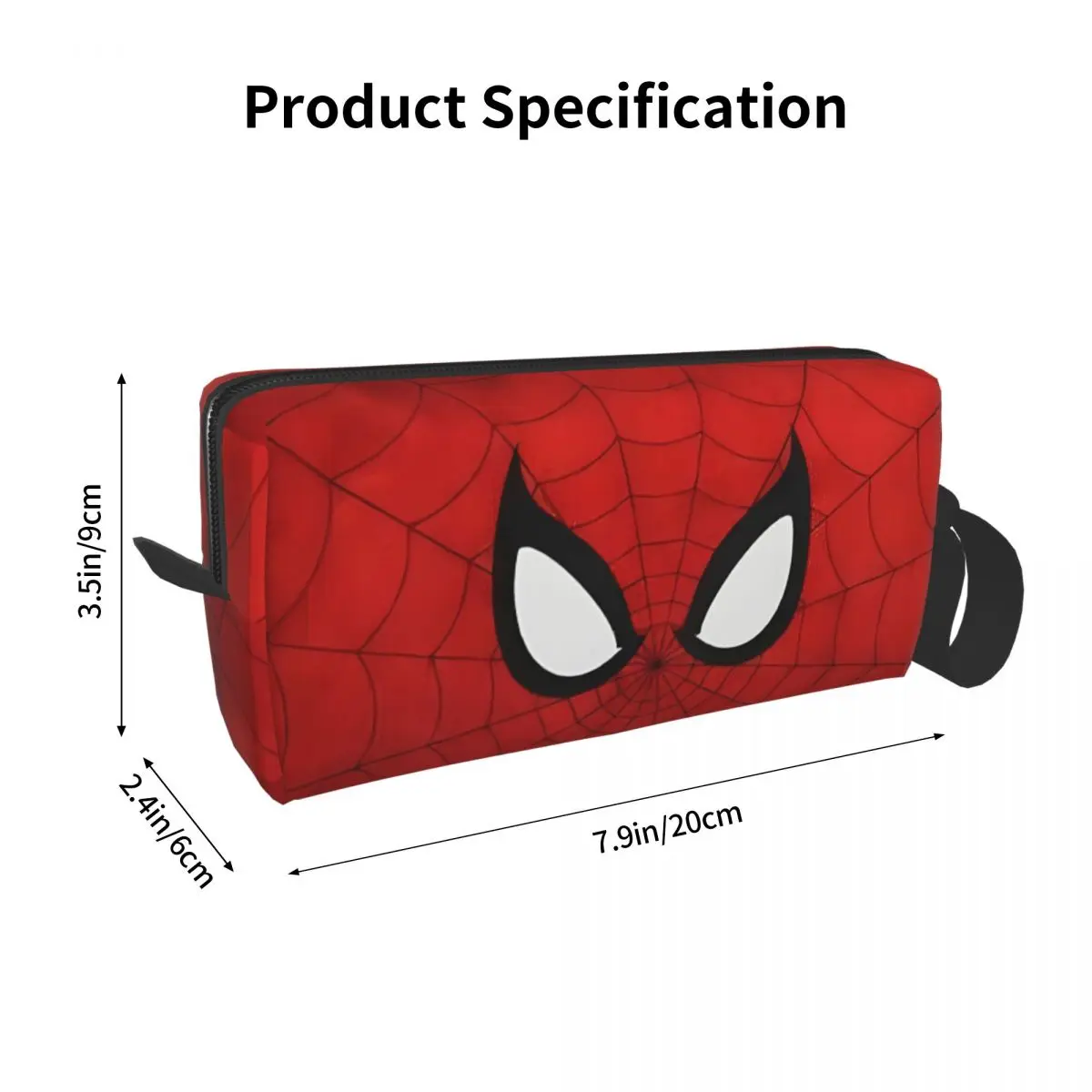 Spider Spiderman Spiderverse Superhero Cosmetic Bag per le donne borse per il trucco borsa da toilette con cerniera da viaggio Organizer Pouch