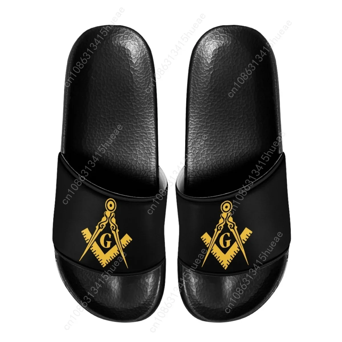 Freemasonry Desgin Print Ladies Slippers Casual Lightweight Pool Slides For Summer Comfortable Wear-Resistant Women Shoes тапки