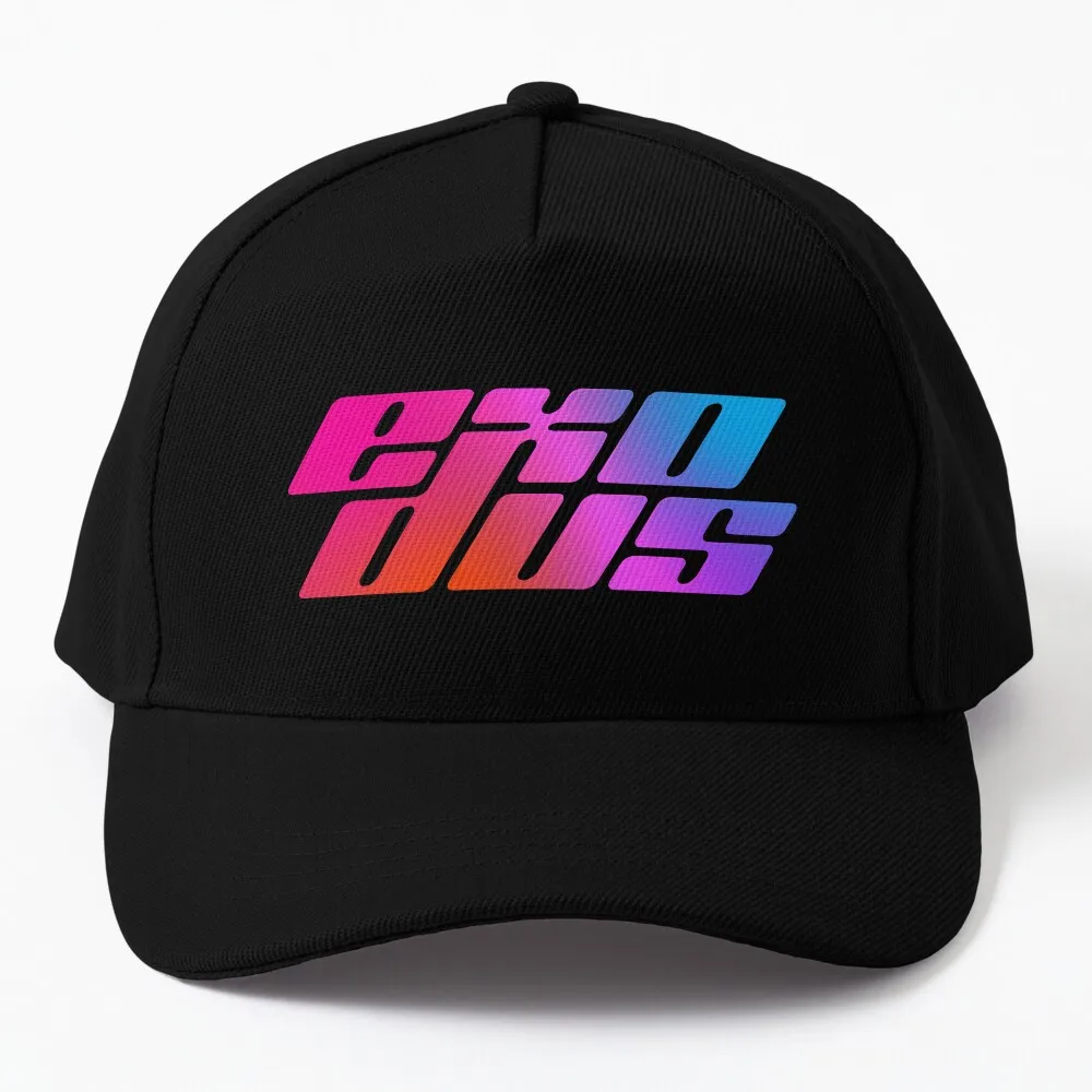 Exodus Gradient Logo Baseball Cap hiking hat Big Size Hat Hat Man For The Sun Kids Hat Woman Hat Men's