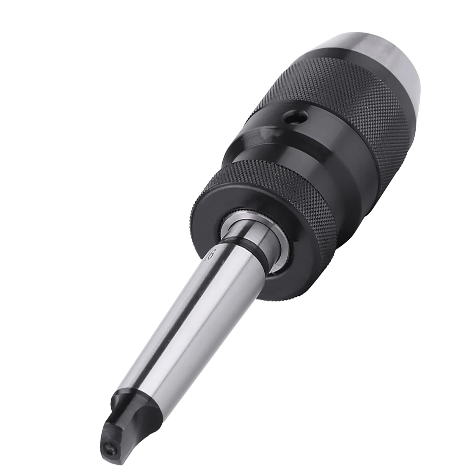 หัวจับดอกสว่านแบบไม่ใช้กุญแจ ขนาด 113 มม. 1/2 นิ้ว ทำจากเหล็ก พร้อมแกน MT2B16 จำนวน 1 ชิ้น