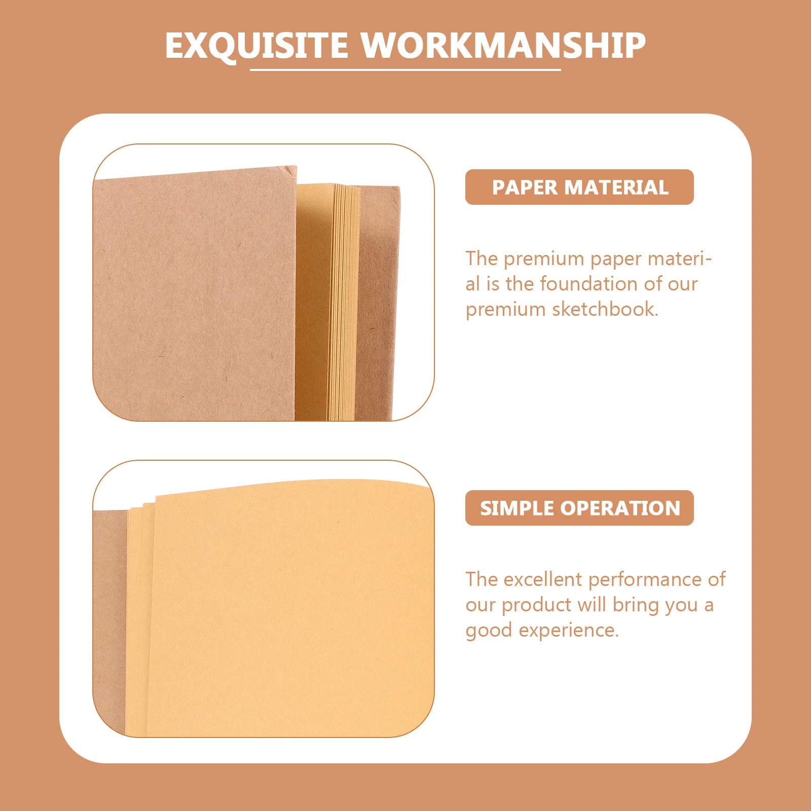 

Sketch Book Blank Drawing Book Premium Paper Art Student Notepad Outdoor Sketching Graffiti Notebook for Drawing