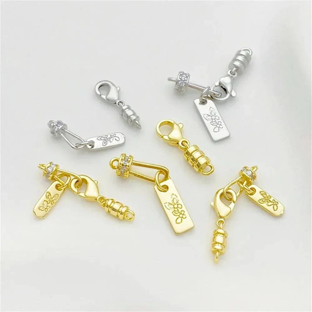 

14K Gold Color Versatile Lobster Buckle Connecting Buckle Hook Buckle Handmade DIY Bracelet Necklace Jewelry Material Accessorie
