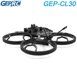 Geprc-cinelog 30カーボンファイバーフレームキット,3インチ,GEP-CL30 mmホイールベース,rc fpvレーシングクワッドコプター用プロペラガード付き,126