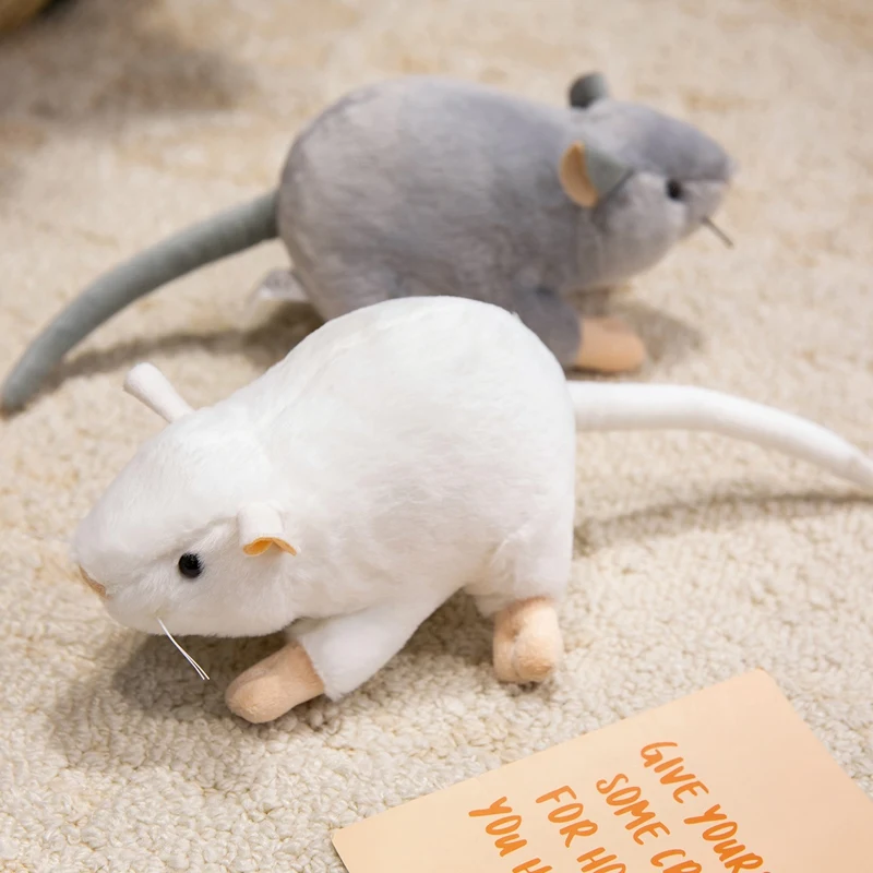 

17CM Kawaii Cartoon Simulation Anime Cute Little Mouse Stuffed Animal Plush Toy Children's Mouse Handmade Doll Festival Gift